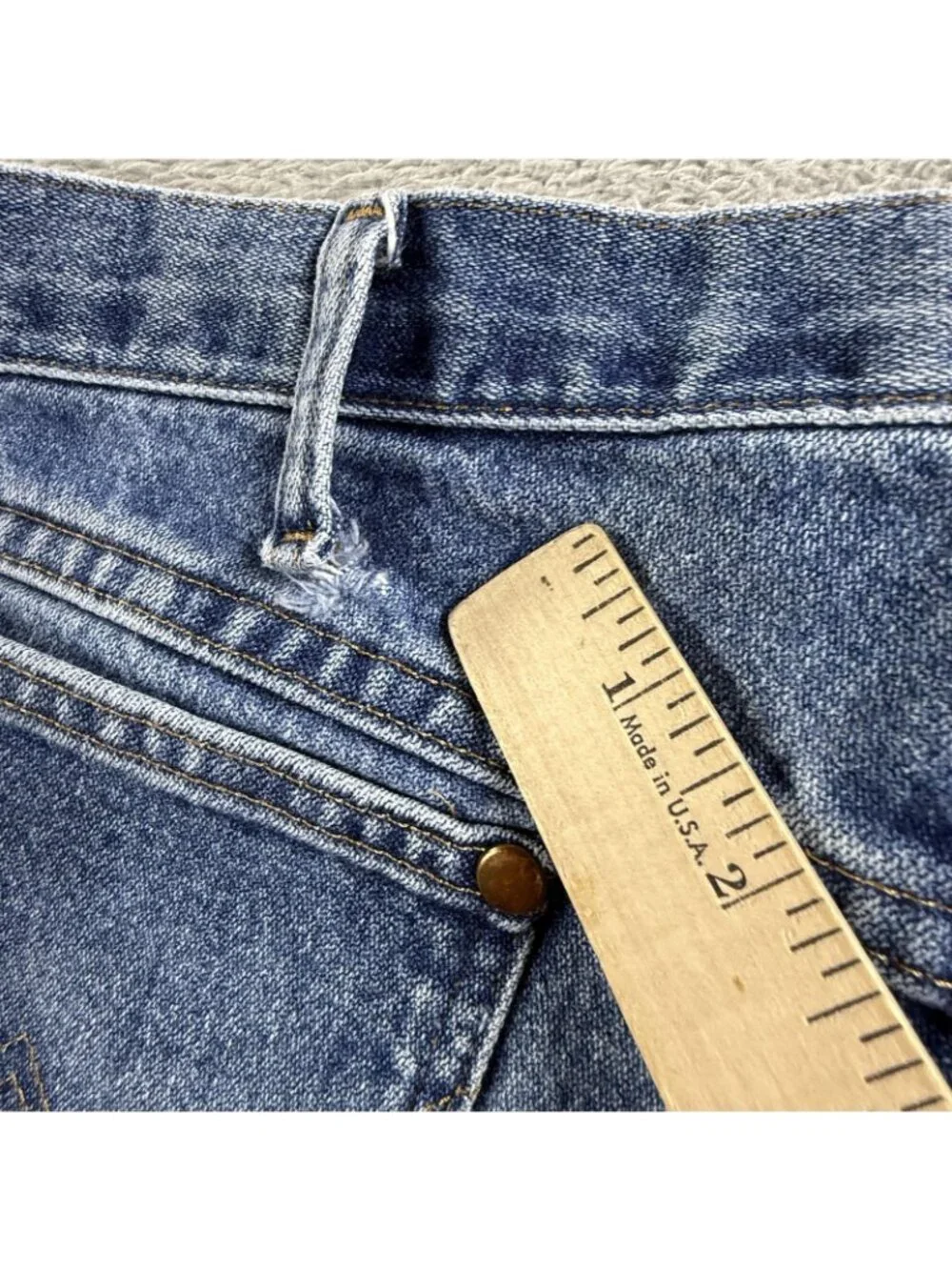 Wrangler Jeans Mens 36x32 Blue Cowboy Cut Straight Denim Medium Wash 1013MWZGK